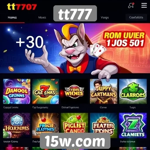 tt777 oferece variedade de jogos online