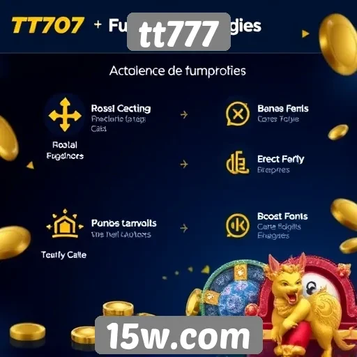 Análise das funcionalidades do site tt777
